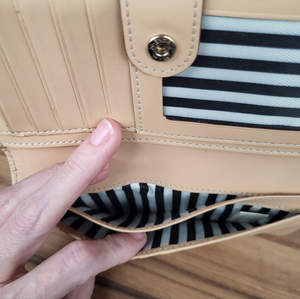 Kate Spade Blue Slim Leather Wallet, 6.5×3.5 - Picture 7 of 8